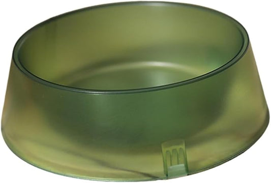 Pet Bowl Super Large Anti-Tipping Anti-Slip Design Heavy Duty Thickened Spill-Proof Food and Water Dish with Wide Base Tip-Proof Eco Friendly BPA Free Premium Pet Feeder for Cats and Dogs (Green)