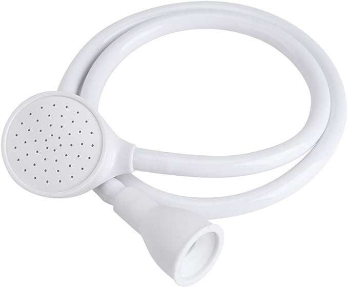 Haofy Pet Shower Spray Head Hose Faucet Attachment for Pet Washing Cat Dog Bathing with Lightweight Flexible Design for Standard Taps Grooming Barber Shop (Single Sided)