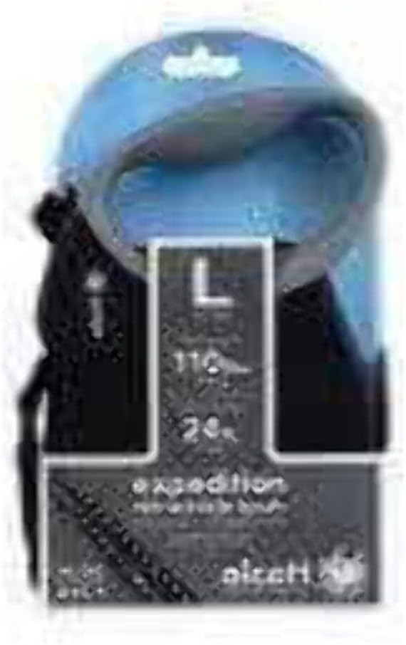 Alcott Expedition Retractable Leashes, Large, Black