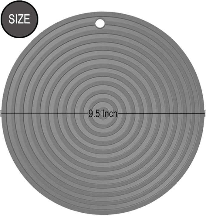 2 Pack Silicone Pet Food Mat, Small Rubber Mat for Cat & Dog Bowl, Cat Food Mat, Waterproof Placemat Protect Floor Around Food and Water Bowl, 9.5"x9.5"