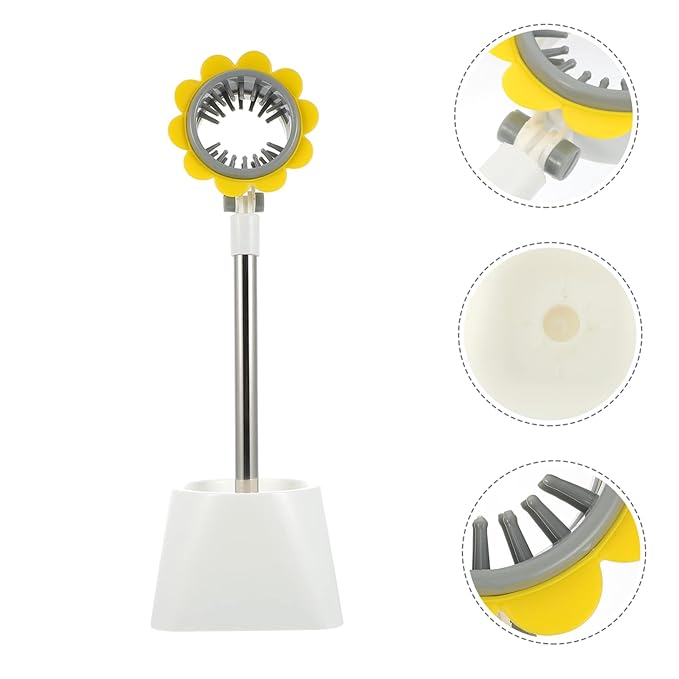 Pet Hair Dryer Holder Hair Dryer Rack Floor-standing Bracket Easy to Install Suction Cup Random Color