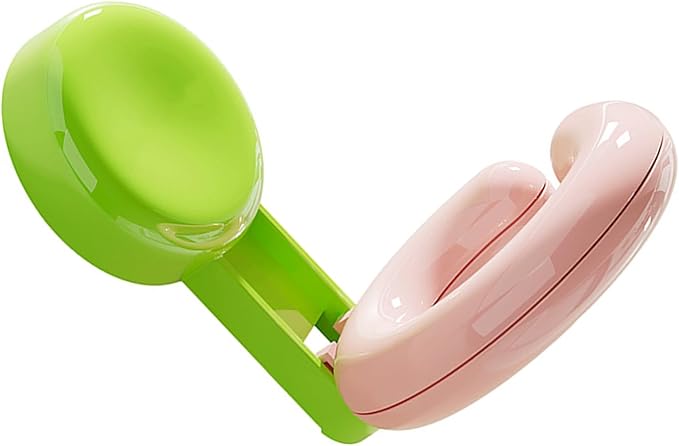 Space Saving Wall Mount Hair Dryer Holder Strong Adhesive Suction Cup Holds 5kg for Home Salon Bathroom Wall Mounted Hair Dryer Holder