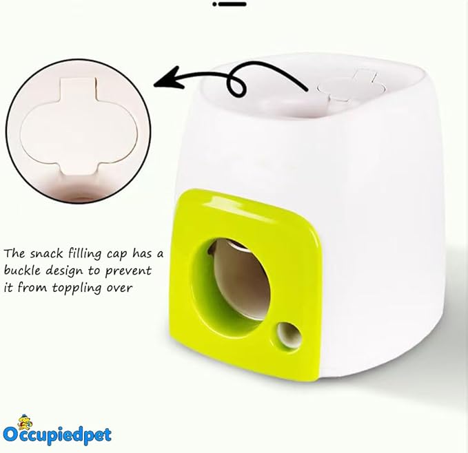 Dog Tennis Ball Treat Toy, Interactive Food Reward Ball for Dogs, Non-Toxic Self-Play Chew Toy for Boredom Relief, Teething & Mental Enrichment