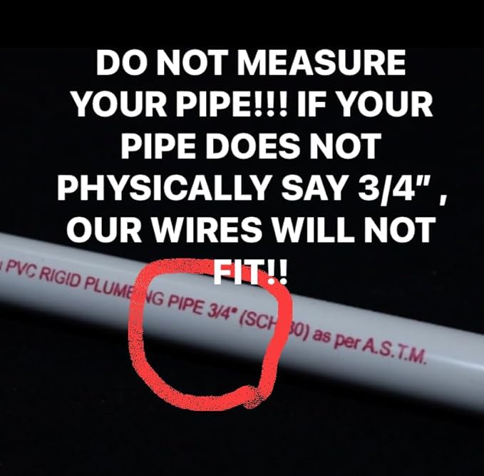 Weave Pole Guide Wires ONLY (Clip on) Set of 4 for Dog Agility. Read Description. Will ONLY fit Homemade Weave Poles Made from Factory Labeled 3/4" PVC Pipe
