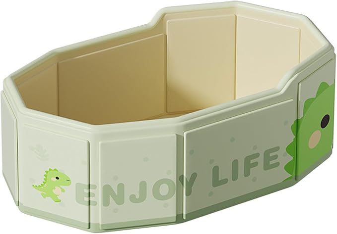 Foldable Bathtub 29.5'in Foldable Collapsible tub Portable Bathtub for Bathroom Folding SPA Tub for Shower Stall, Ideal for Small Spaces - Effortless Folding Bath (Green)