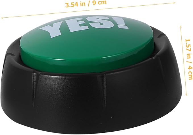 UPKOCH 4pcs Dog Talking Button Pet Voice Button Interactive Recording for Dogs Fun Puppy Accessories No Battery Needed Random Color