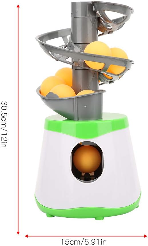 CHICIRIS Table Tennis Robot, Machine, Portable Table Tennis Trainer Ball Automatic Launcher Training Machine