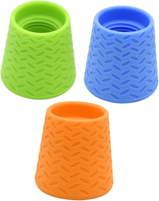 3pcs Portable Dog Shower Sprayer Set Soft Silicone Pet Bath Sprayer for Outdoor Cleaning Deep Fur Wash Lightweight and Compact Pet Shower Head for Hiking Beach Camping Use