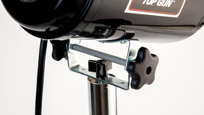 Air Force® Top Gun® Variable Speed Pet Dryer TG-3V | High-Performance Pet Dryer with Adjustable Speed & Heat Controls | Includes Stand for Large Pets | Reliable & Customizable Grooming