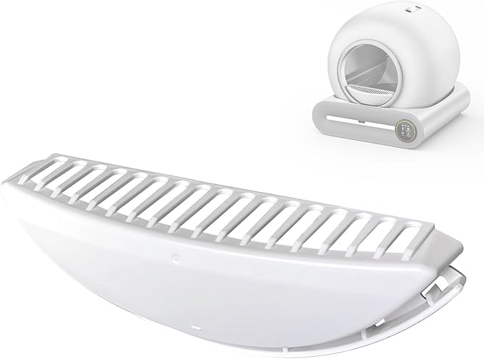 DuckSky Cat Foot Mat Replacement for Self Cleaning Cat Litter Box, White Ring Accessories[Please Check the Product Details to Confirm Your Model]