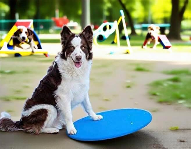 Dog Agility Equipment Wobble Board 24" | Blue
