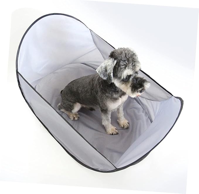 Pet Shearing Bib Foldable Dog Haircut Apron Washable Hair Catcher for Grooming and Hair Collecting at Home 27.55X17.71X14.96In