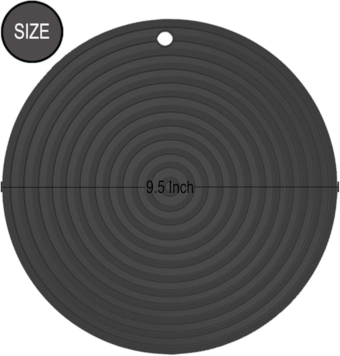 2 Pack Silicone Pet Food Mat, Small Rubber Mat for Cat & Dog Bowl, Cat Food Mat, Waterproof Placemat Protect Floor Around Food and Water Bowl, 9.5"x9.5"