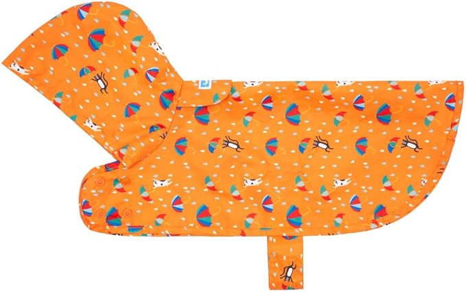 RC Pets Packable Rain Poncho | Lightweight Waterproof Dog Raincoat | Portable & Adjustable Fit | Size Small, Raining Cats and Dogs