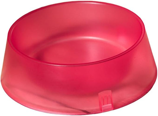 Pet Bowl Super Large Anti-Tipping Anti-Slip Design Heavy Duty Thickened Spill-Proof Food and Water Dish with Wide Base Tip-Proof Eco Friendly BPA Free Premium Pet Feeder for Cats and Dogs (Red)