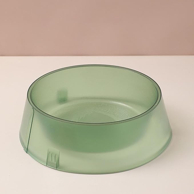 Pet Bowl Super Large Anti-Tipping Anti-Slip Design Heavy Duty Thickened Spill-Proof Food and Water Dish with Wide Base Tip-Proof Eco Friendly BPA Free Premium Pet Feeder for Cats and Dogs (Green)