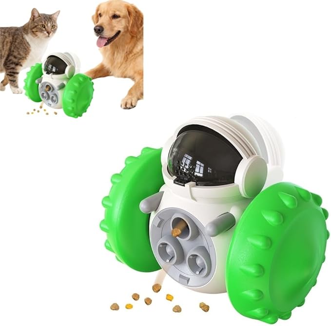 Interactive Dog Toys for Small, Medium, Large Dogs - Dog Enrichment Toys, Treat Dispenser for Slow Feeder, Mental Stimulation Toys to Keep Them Busy (Green)