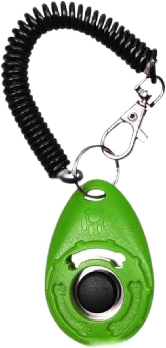 1-Pack Pet Clicker for Dogs – Easy-to-Use Training Clicker with Wrist Strap – Perfect for Puppy Potty Training, Bark Control & Sit/Stay Commands – Effective Positive Reinforcement Tool (black)
