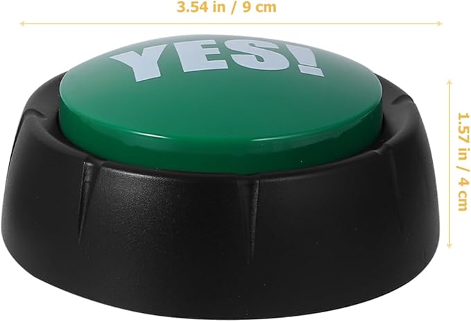Milisten 4pcs Funny Dog Toys Pet Voice Button Communication Button for Dogs Interactive Recording Toy Puppy Training Aid Random Color