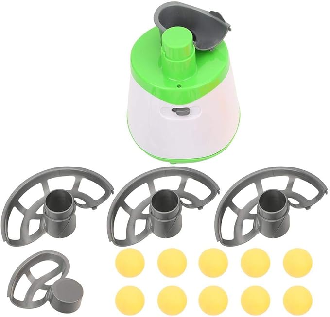 Vbestlife Automatic Machine for Beginners, 10 Balls Table Tennis Trainer Balls Launcher Training Machine Table Tennis Robot for Beginners Training