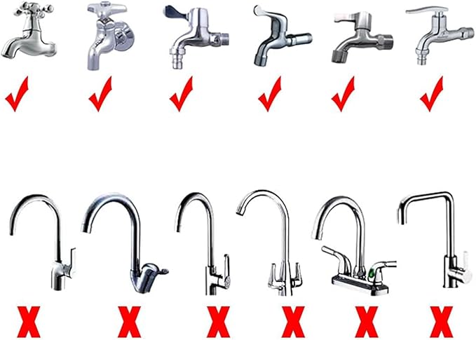 3M/9.84ft Sink Spray Hose, Portable Garden Tub Faucet Sprayer Handheld Hose Faucet Shower for Bathing Baby,Pets,Washing Hair,Rinsing Vegetables