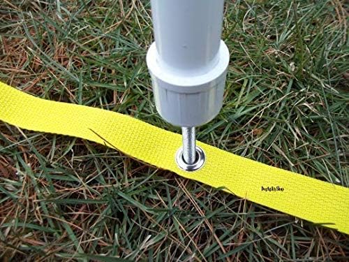 The Dog Agility Shop Set of 12 Weave Poles, Dog Agility Training Equipment for Dogs
