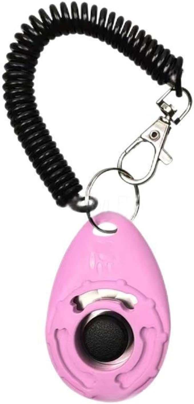 1-Pack Pet Clicker for Dogs – Easy-to-Use Training Clicker with Wrist Strap – Perfect for Puppy Potty Training, Bark Control & Sit/Stay Commands – Effective Positive Reinforcement Tool (black)
