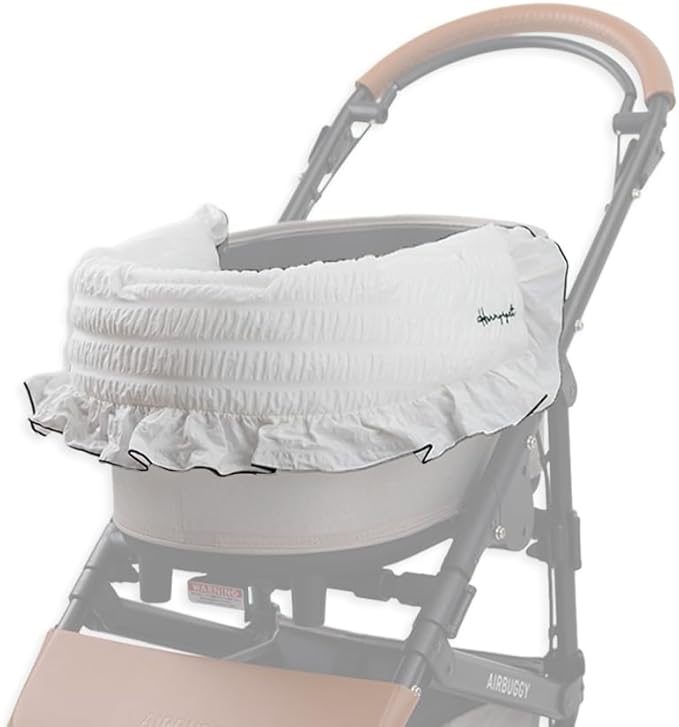 Harryspet Margaret The Lace Edition Pet Stroller Cover, Comforter, Guard - Snow White