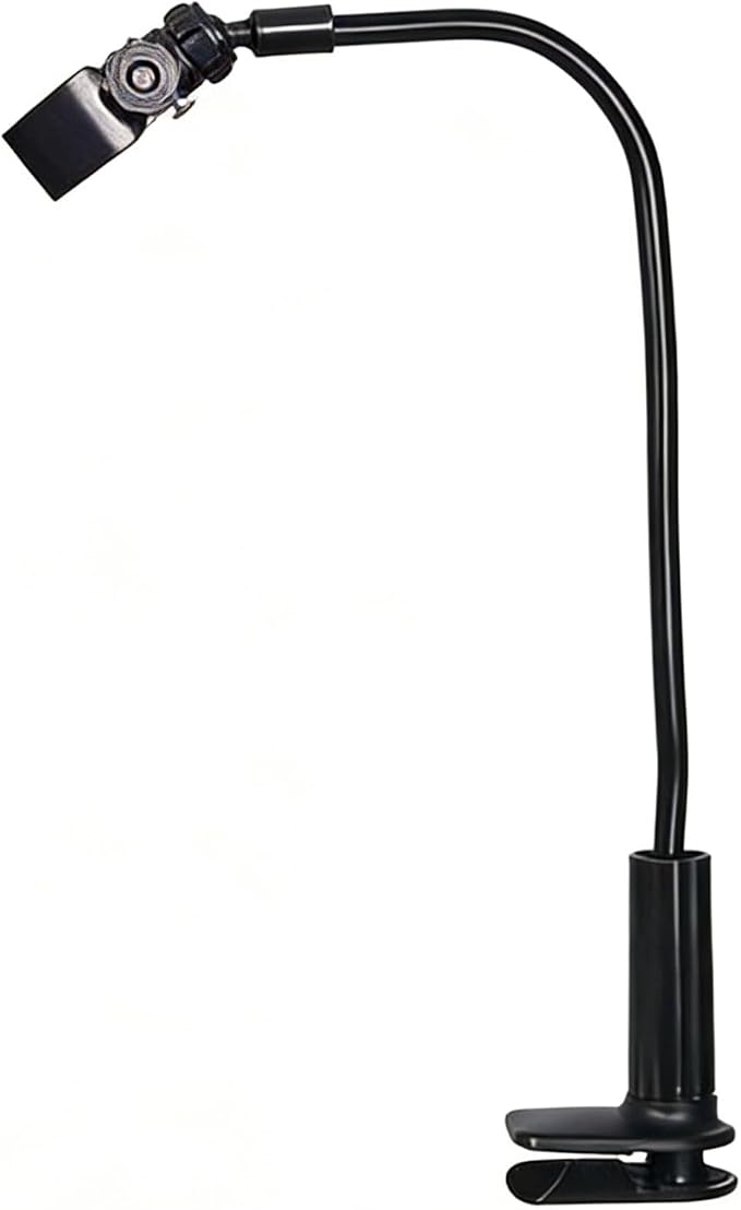 Dog Hair Dryer Stand，Adjustable Hands Free Hair Dryer Holder with 360°Rotatable Clamp for Pet Dog Cat Grooming(Black)