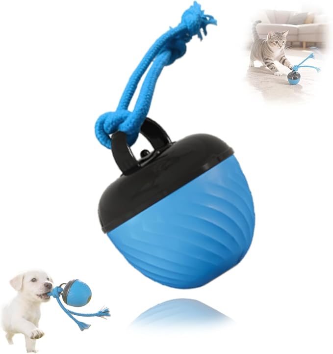 Power Tail 2.0 Automatic Moving Dog Ball - Interactive Dog Toy | Self-Rolling, Motion Activated Electric Pet Ball to Keep Dogs Busy & Relieve Boredom (Suitable for All Dog Breeds)