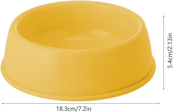 Heavy Duty Non-Slip Pet Bowl for Cats & Dogs - Thickened Spill-Proof Food & Water Dish with Wide Base, Tip-Proof Design for Pet Owners
