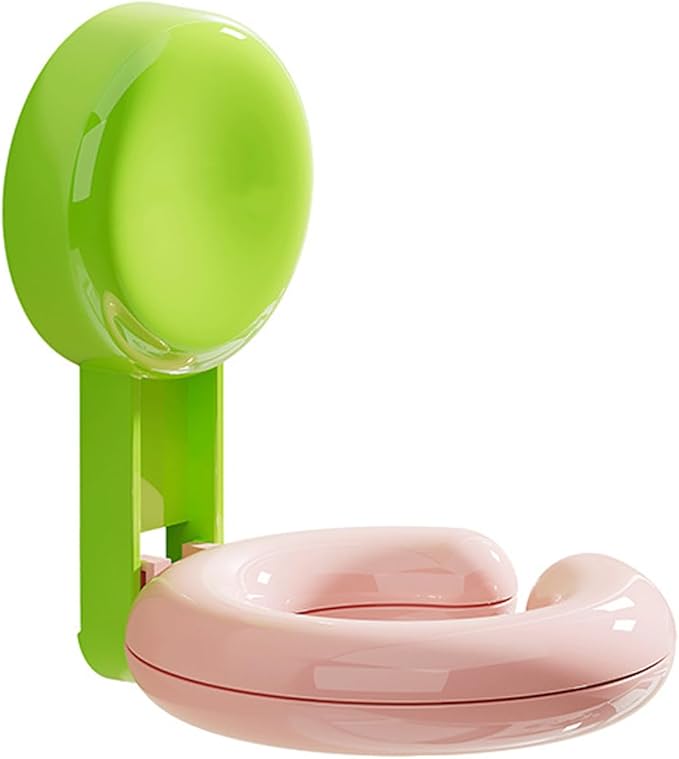 Space Saving Wall Mount Hair Dryer Holder Strong Adhesive Suction Cup Holds 5kg for Home Salon Bathroom Wall Mounted Hair Dryer Holder