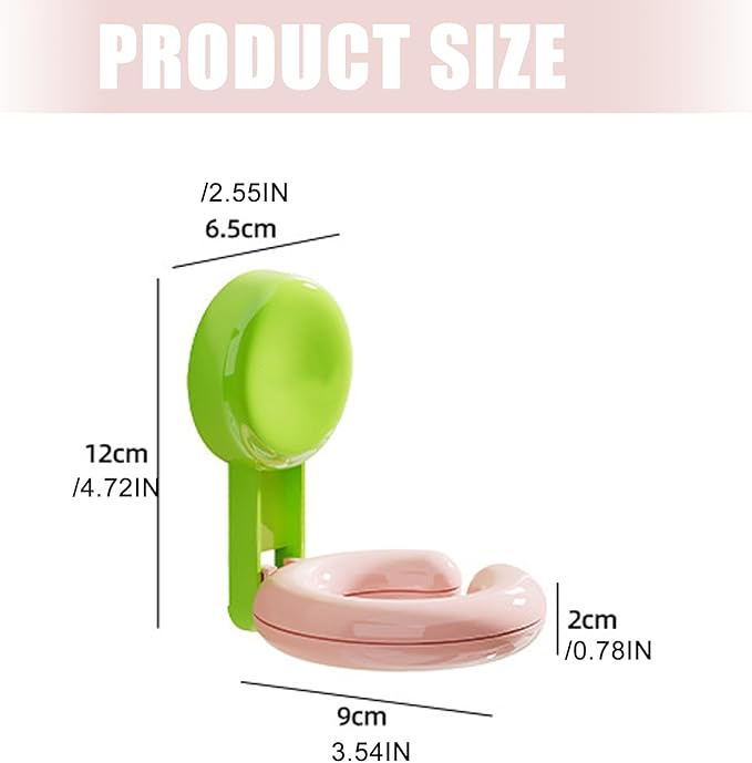 Space Saving Wall Mount Hair Dryer Holder Strong Adhesive Suction Cup Holds 5kg for Home Salon Bathroom Wall Mounted Hair Dryer Holder