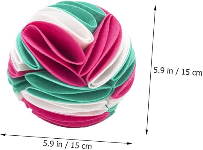 FOMIYES Dog Sniffing Ball Dog Sniffing Mat Cat Puzzle Toys Toy Snuffle Blanket Feeding & Watering Supplies Pet Training Balls Snuffle Cat Mat Felt Cloth Puzzle Food