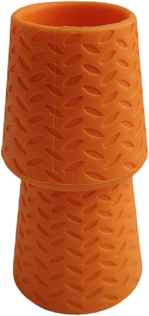 2Pcs Silicone Showerheads Pet Portable Showerhead Water Bottle Sprinkler Caps for Cat and Dog Cleaning and Bathing,Orange
