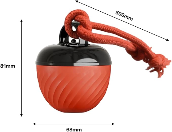 Power Tail 2.0 Pet Toy, Motion Activated Interactive Dog & Cat Toy - Squeaky Active Rolling Ball with Flashing Colorful Lights, Smart Jumping Ball for Small & Medium Pets