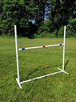 Dog Agility Equipment Single Bar Jumps | Set of 2 Jumps