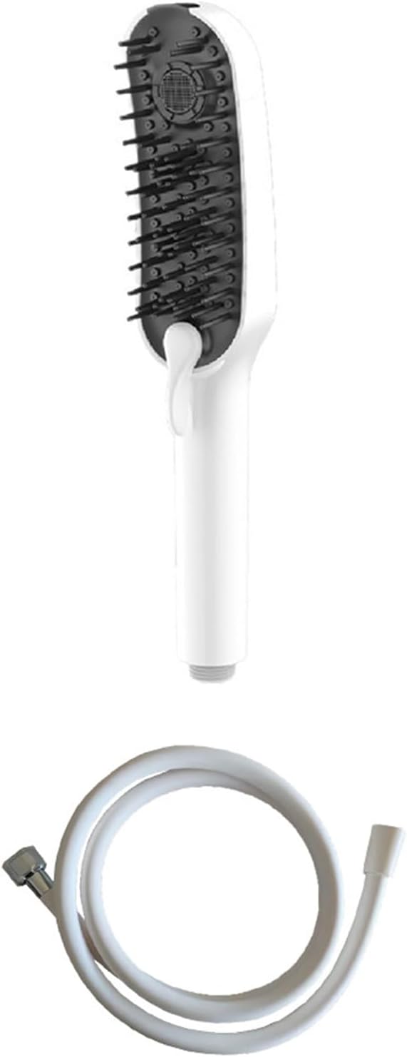 Pet Bathing Attachment with Comb and Smooth Rubber Tip for Mild Fits Common 1/2 Inch Thread Outdoor Indoor Application ABS Pet Bathing Sprayer