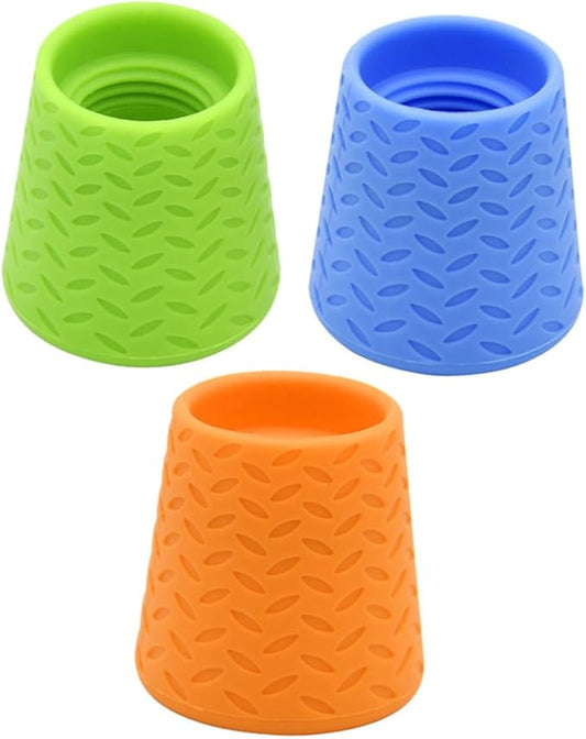 Happyyami 3pcs Portable Dog Shower Sprayer Set for Outdoor Pet Cleaning Silicone Material Easy Attach Pet Shower Attachment for Thorough Fur and Skin Wash After Outdoor Activities