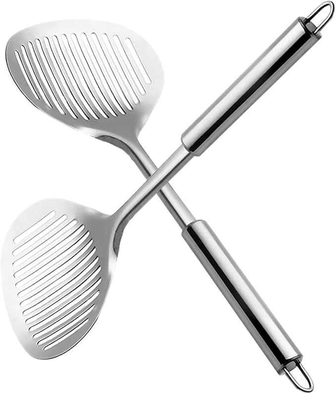 2 PCS Cat Litter Scoop Stainless Steel Pooper Scooper Cat Litter Scooper Cat Scooper Litter Box Scooper Poop Scooper