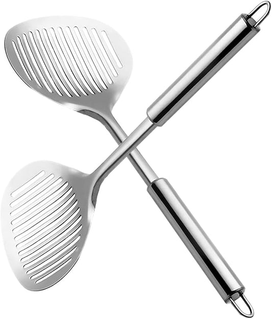 2 PCS Cat Litter Scoop Stainless Steel Pooper Scooper Cat Litter Scooper Cat Scooper Litter Box Scooper Poop Scooper