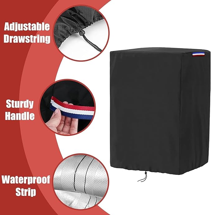 Wagon Cover compatible with Wonderfold Wagon W2 Series(Cover-Only),Waterproof 420D Stroller Wagons Covers With Handle Adjustable Drawstring-25"L x 20"W x 40"H