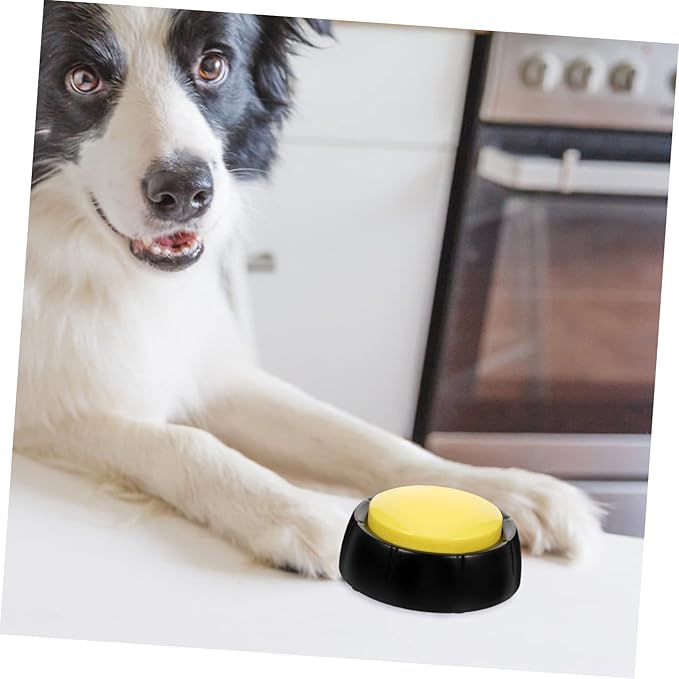 HANABASS 4pcs Dog Training Tool Wear-Resistant Talking Buttons for Dogs Interactive Puppy Toy Random Color