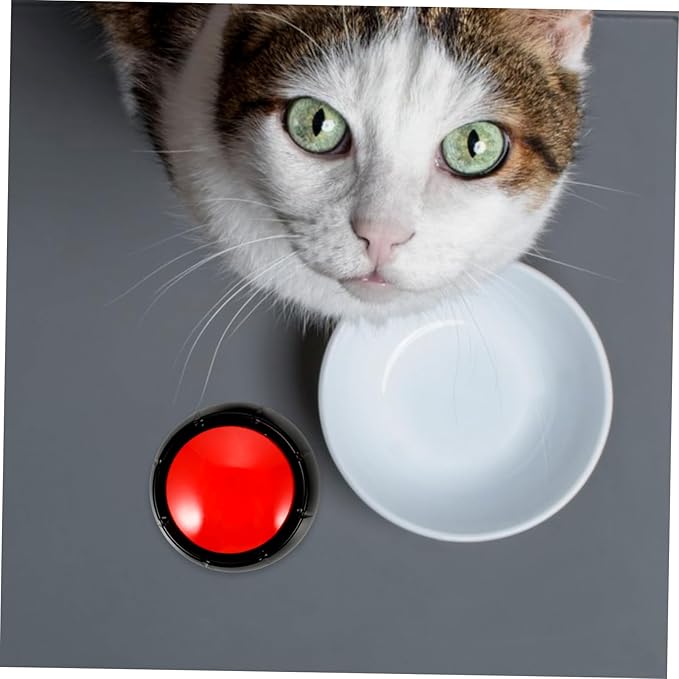 HANABASS 4pcs Dog Training Tool Wear-Resistant Talking Buttons for Dogs Interactive Puppy Toy Random Color
