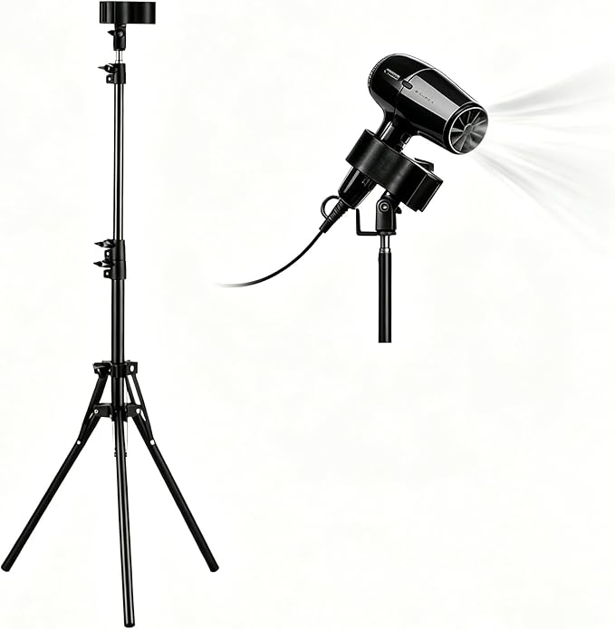 Height Adjustable Hands-Free Lazy Blow Dryer Holder
