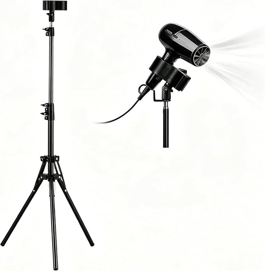 Height Adjustable Hands-Free Lazy Blow Dryer Holder