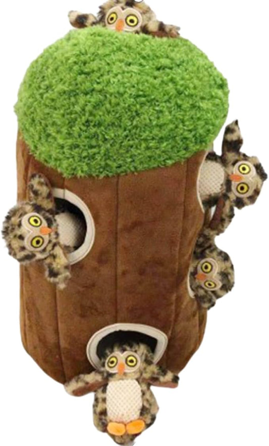 6Pcs/Set Interactive Squeaky Hide & Seek Activity Plush Soft Dog Toy Stuffing Burrow Optional Animal Plush Christmas Dog Toys for Christmas