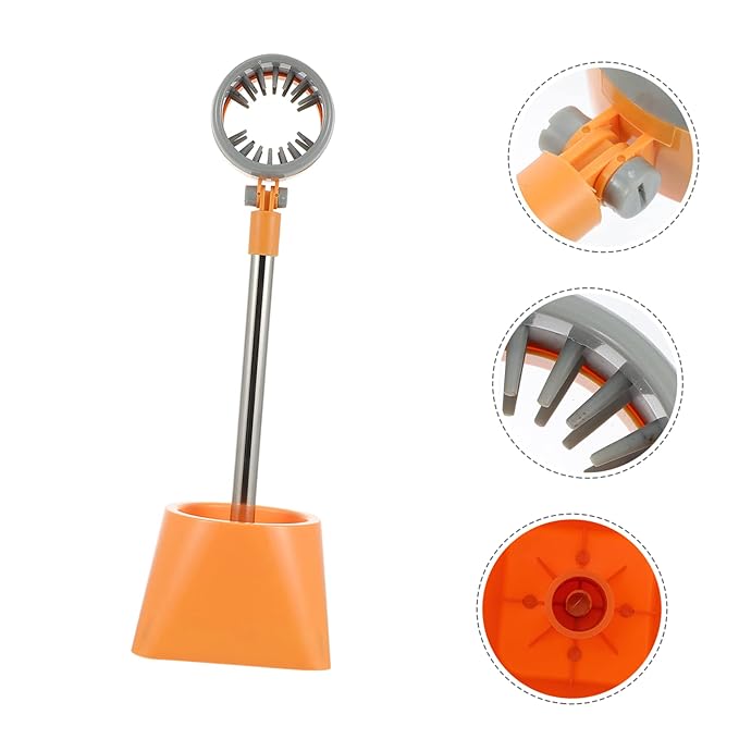 Durable Floor-standing Hair Dryer Stand Practical Hair Dryer Rack with Strong Suction Space-saving Storage for Home Use and Pet Drying