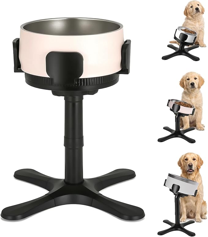 Dog Bowl Stand - This Stand Compatible with Stanley, Yeti, Coldest Dog Bowl, Meanwhile Ideal for Large, Medium, Small Breeds, Use to Elevate, Raise Pet Dishes, (Bowls not Included)