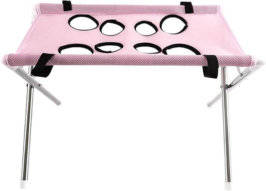 Pet Grooming Hammock – 8 Hole Hanging Cat Bath, Detachable Care Strap, Anti Scratch Bite Design | Secure Trimming Support, Easy Use for Nail Claw Ear Cleaning Grooming